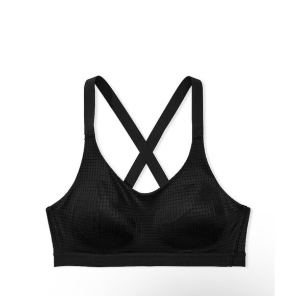 Victoria Secret VSX Light Weight Mesh Sports Bra Black Size 32D NWOT - Picture 5 of 9